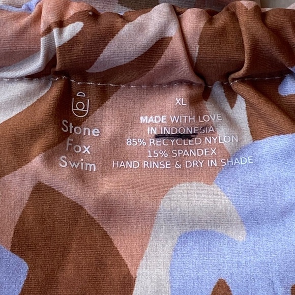 Stone Fox Swim Camouflage Bikini - Brown and White - Picture 9 of 11